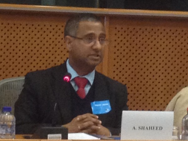 Dr. Ahmed Shaheed, UN Special Rapporteur on FoRB