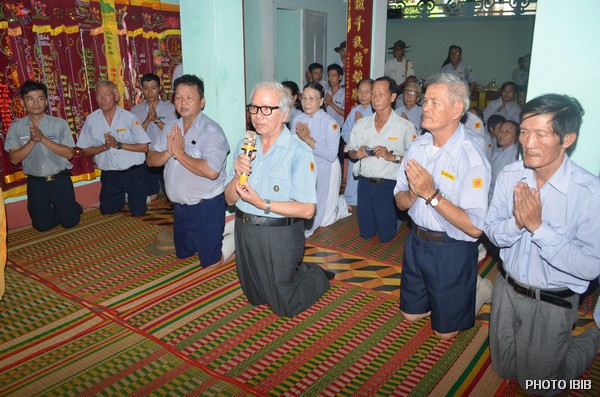 Cư sĩ Nguyên Chánh Lê Công Cầu, Tổng Thư ký VHĐ phúc trình Phật sự Giáo hội