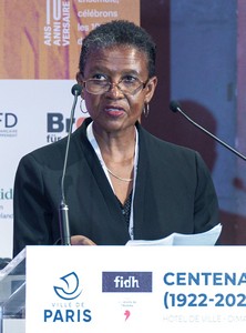 Alice Mogwe, Présidente de la FIDH (Photo Baptiste Cottereau / FIDH)